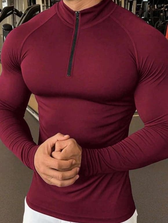 Quarter Zip Compression Training Top