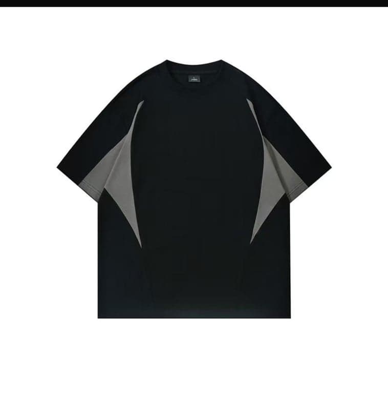 Basic Cotton Tops grey and black