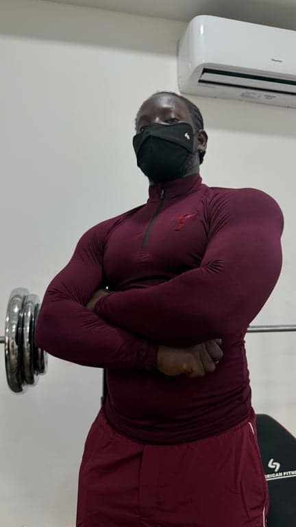 Quarter Zip Compression Training Top burgundy